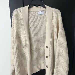 Old Navy Beige Knit Women's Cardigan